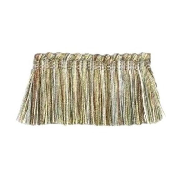 Stout Textiles 6.3 Yard 1251 Brush Fringe 2.25" Corded Header Trim Discontinued - Picture 1 of 10